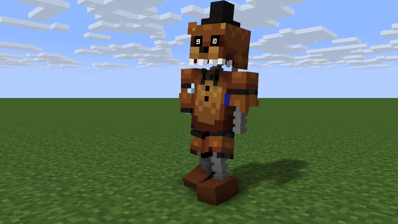 The Joy Of Creation : Ignited Freddy Minecraft Skin